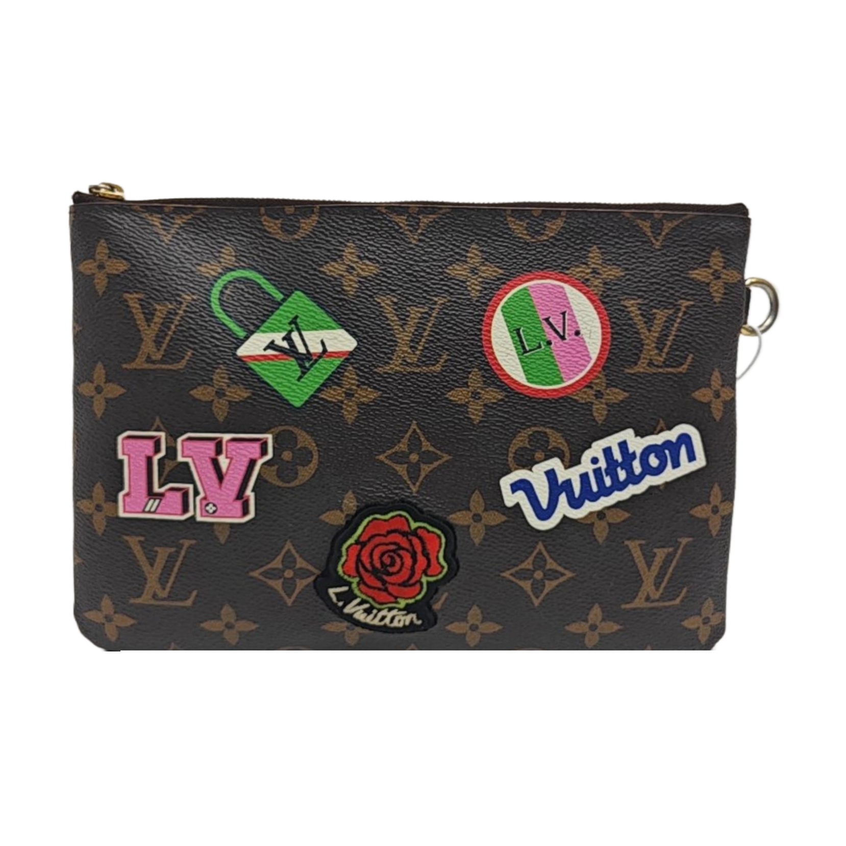 CITY Monogram Coated Canvas Brown