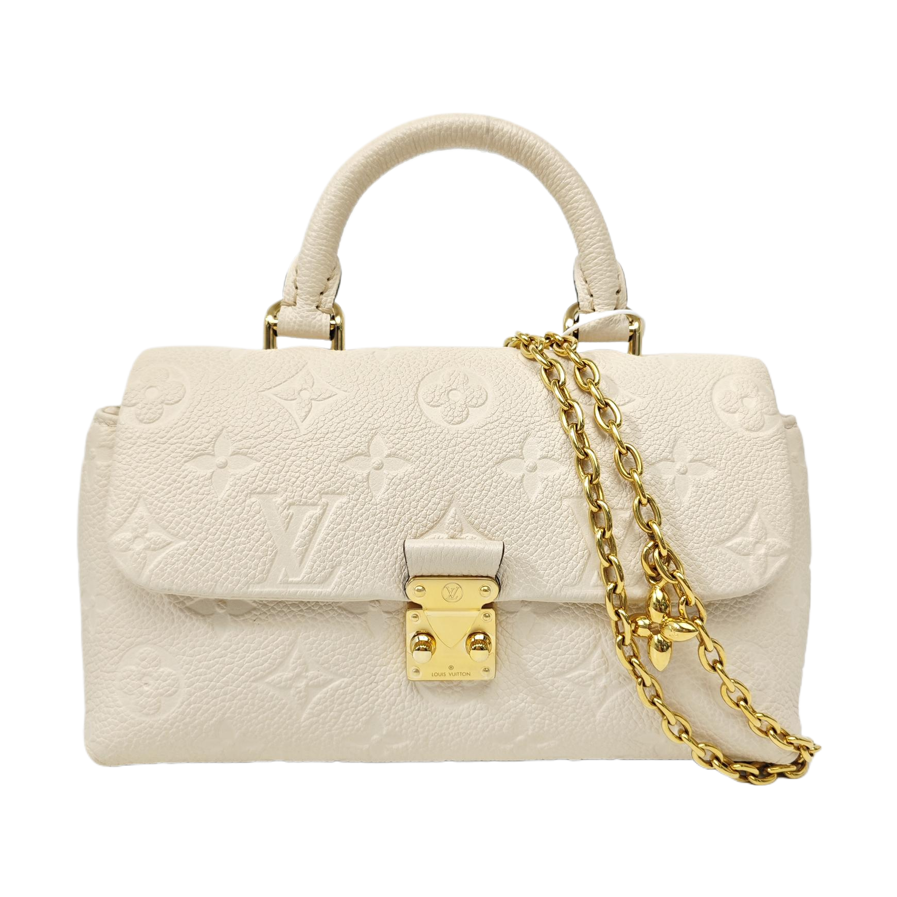 MADELEINE Nano Monogram Calfskin Beige
