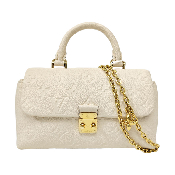 MADELEINE Nano Monogram Calfskin Beige