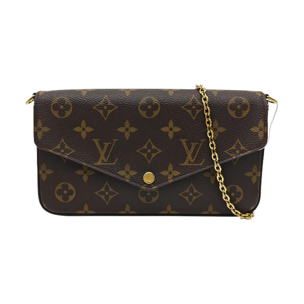 FÉLICIE Monogram Coated Canvas Brown