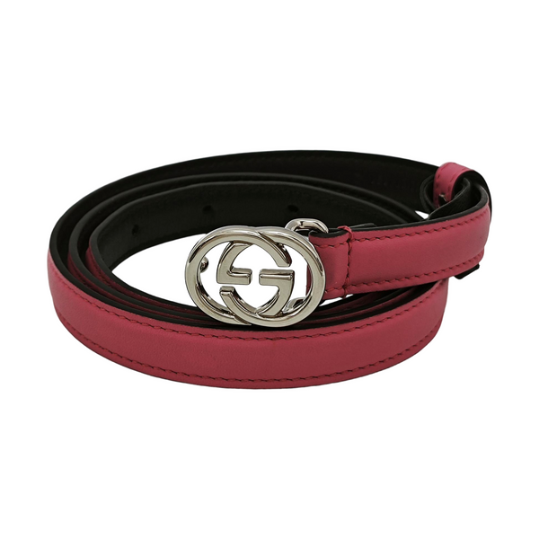 Leather Belt Red