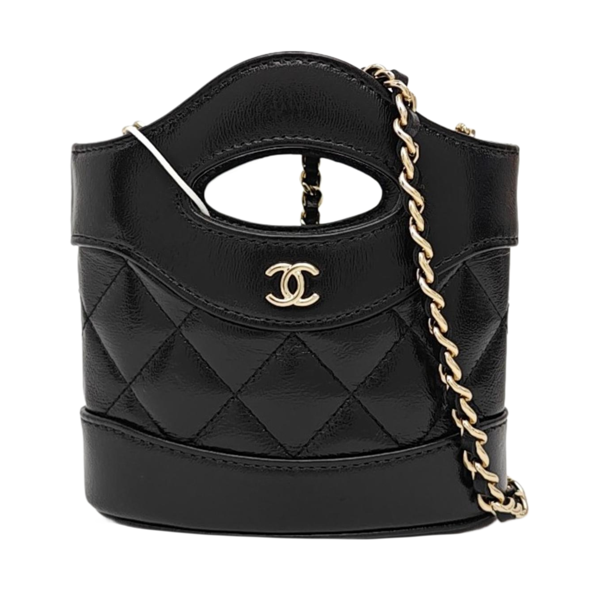 CHANEL 31 Mini Quilted Lambskin Black