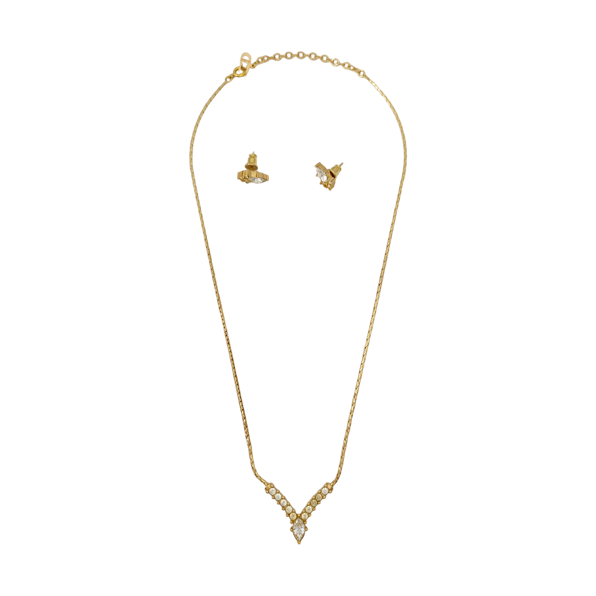 Metal Gold Jewelry Set