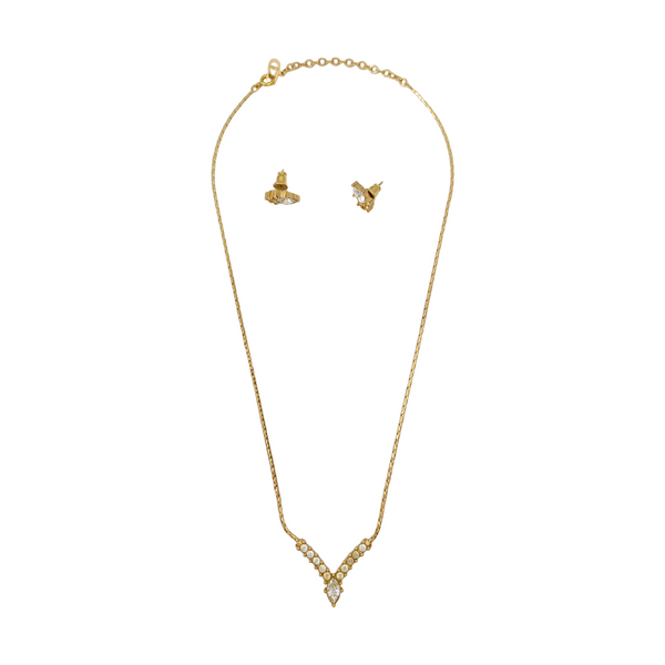 Metal Gold Jewelry Set
