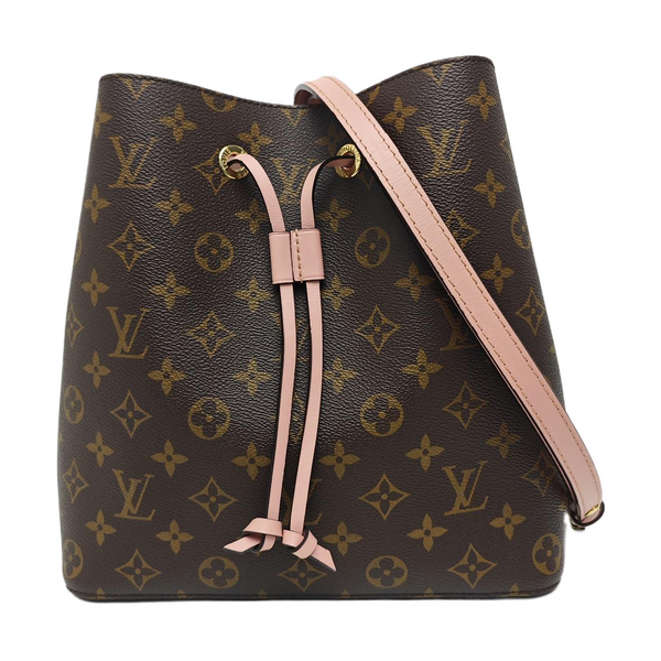 NÉONOÉ MM Monogram Coated Canvas Brown