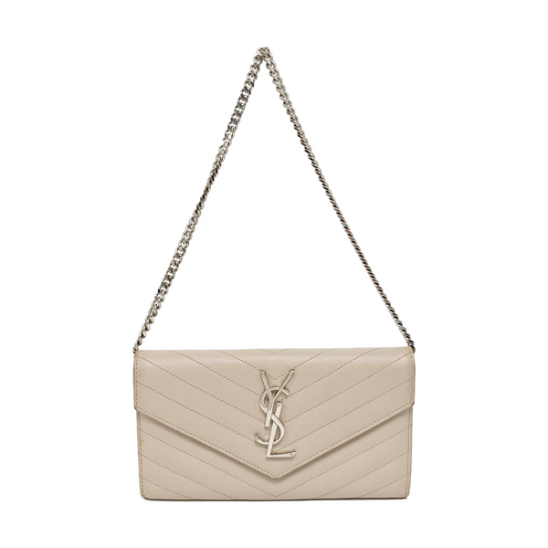 MONOGRAM Chevron Calfskin Pink