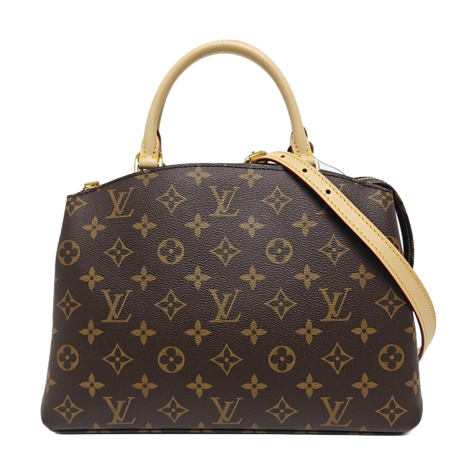 PALAIS PM Monogram Coated Canvas Brown