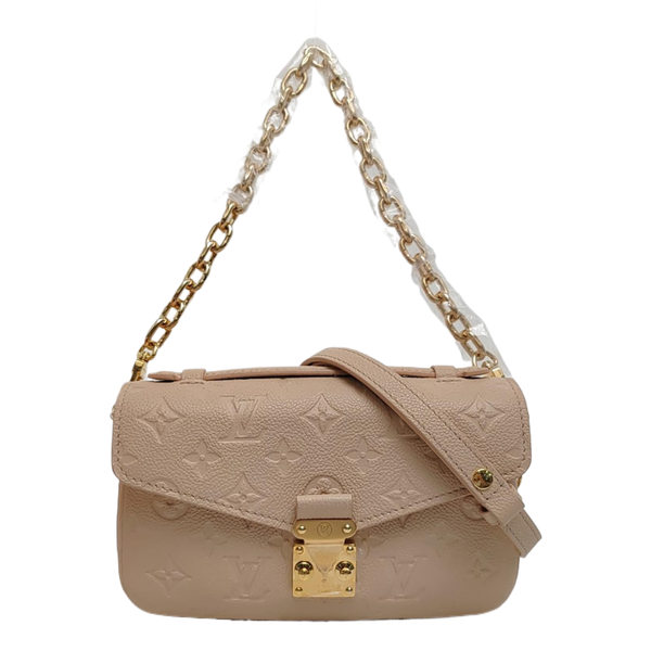 MÉTIS EAST WEST Monogram Calfskin Beige