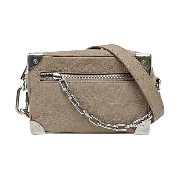 SOFT TRUNK Mini Monogram Calfskin Gray