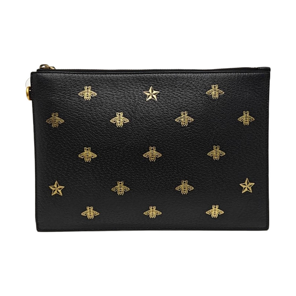 Calfskin Clutch Black