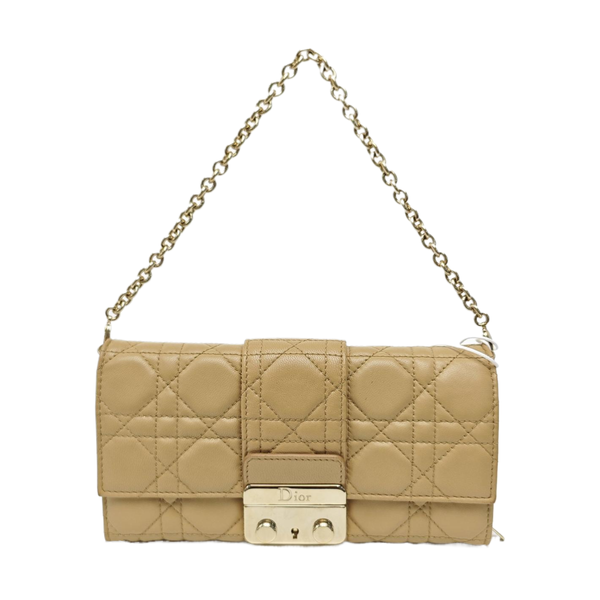 Miss Dior Cannage Lambskin Beige