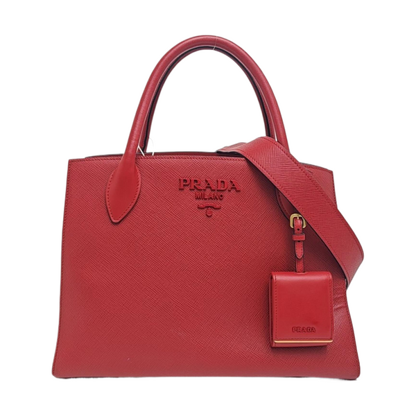 Monochrome Calfskin Red