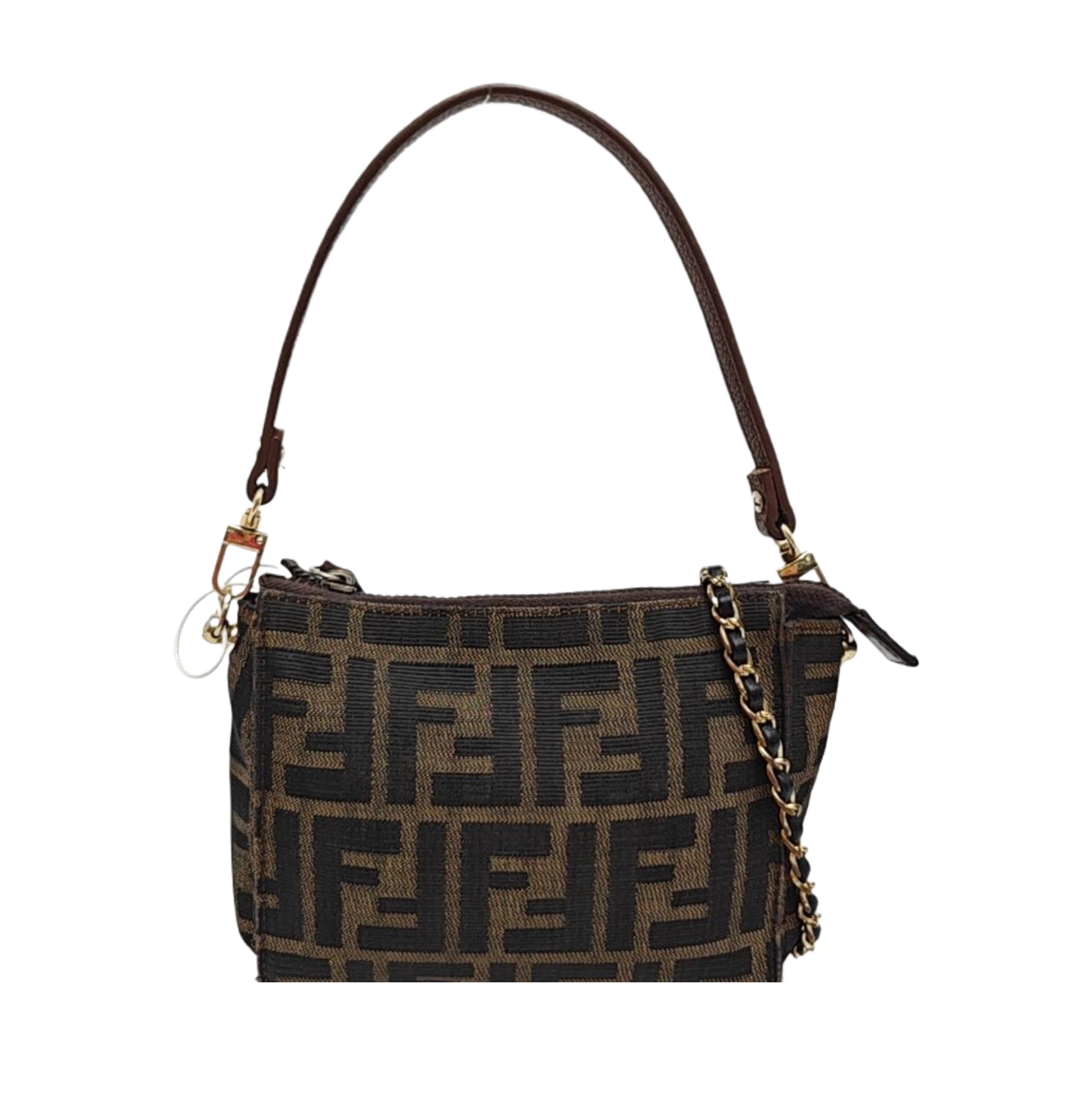 Canvas Clutch Brown