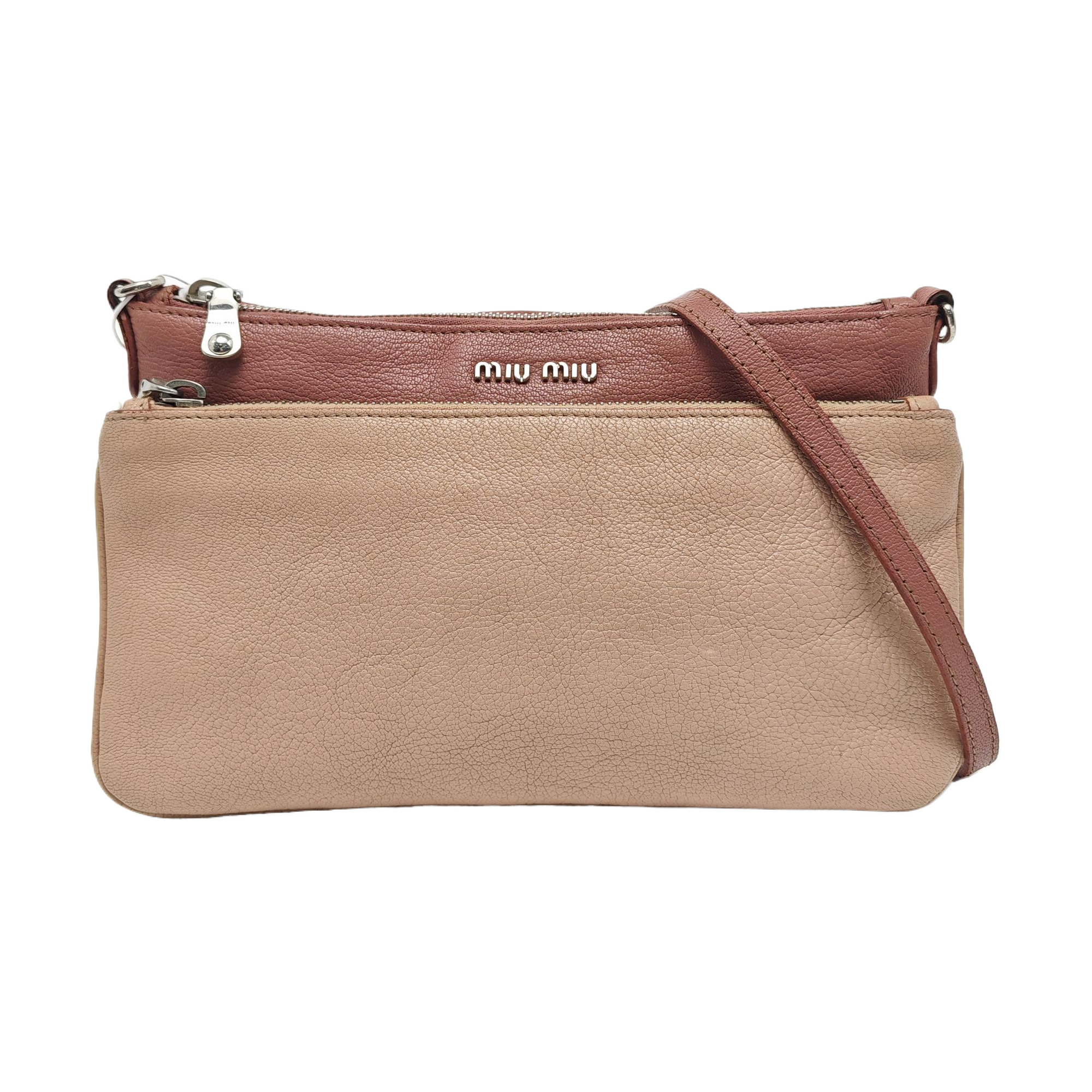 Calfskin Shoulder Bag Pink