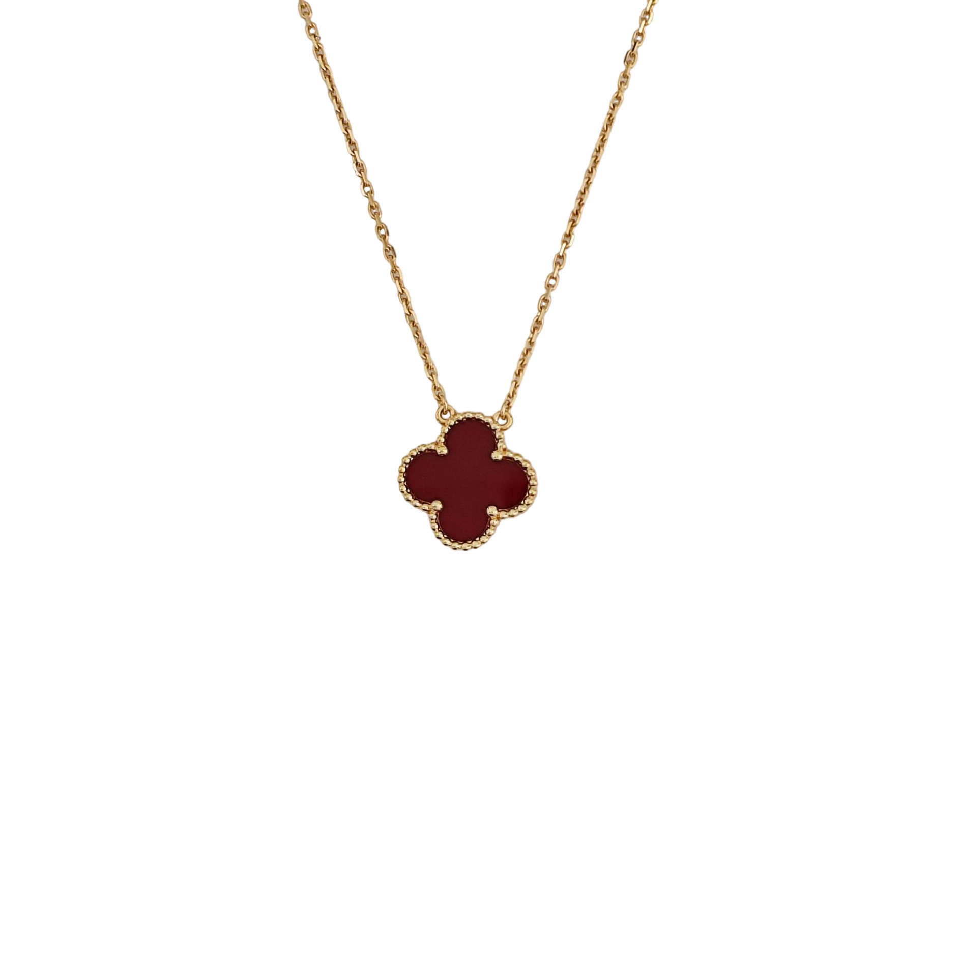 Vintage Alhambra 18k Gold Necklace