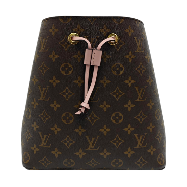 NÉONOÉ MM Monogram Coated Canvas Brown