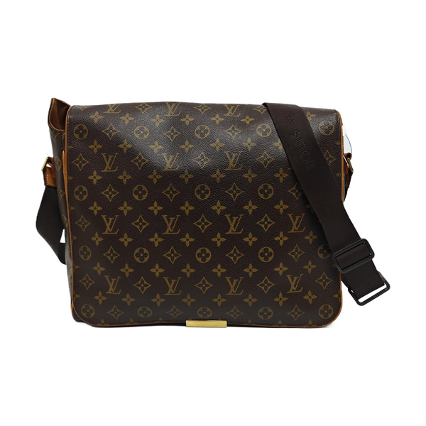 VALMY Monogram Coated Canvas Brown