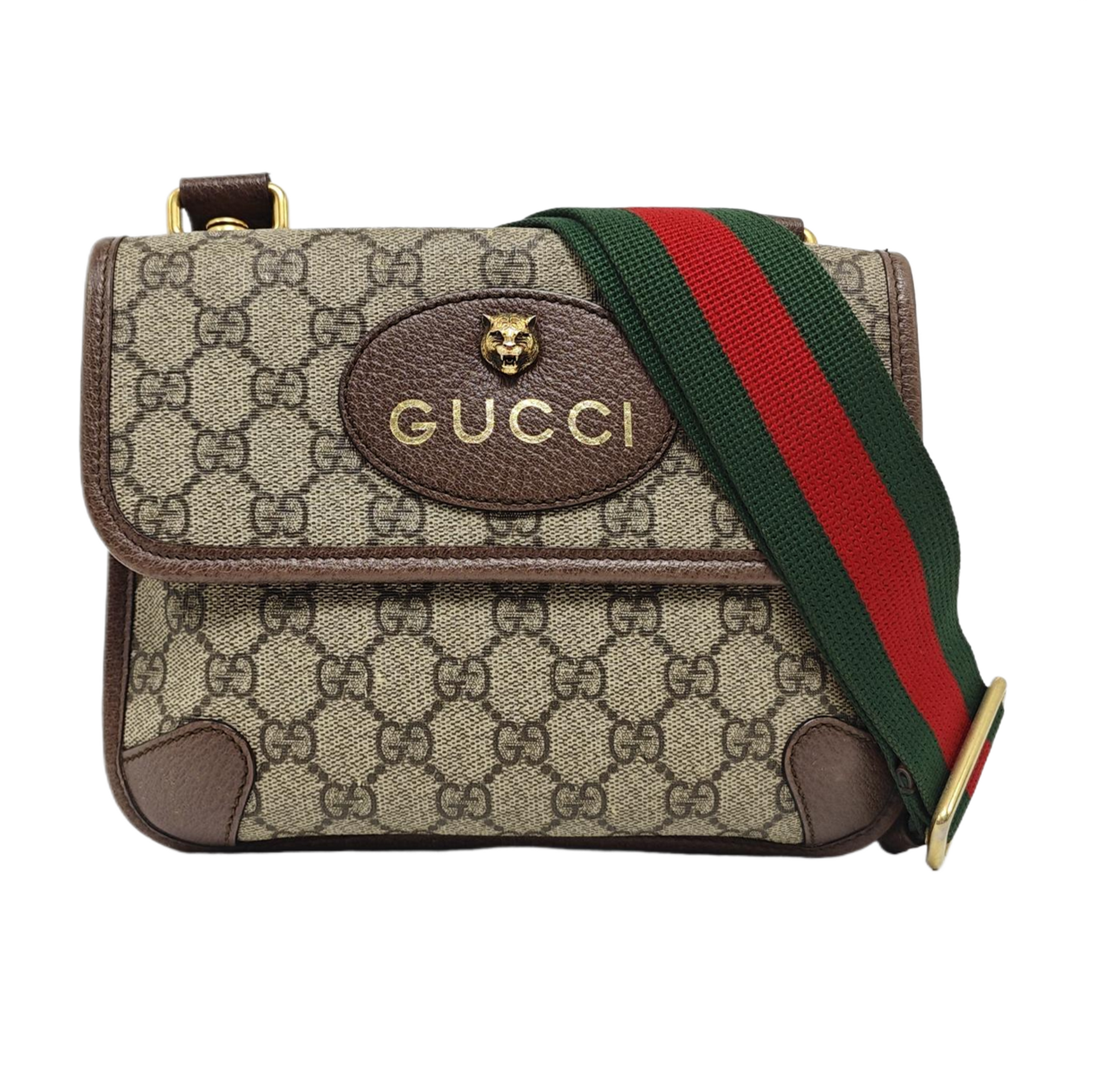 Neo Vintage Small Monogram Coated Canvas Beige