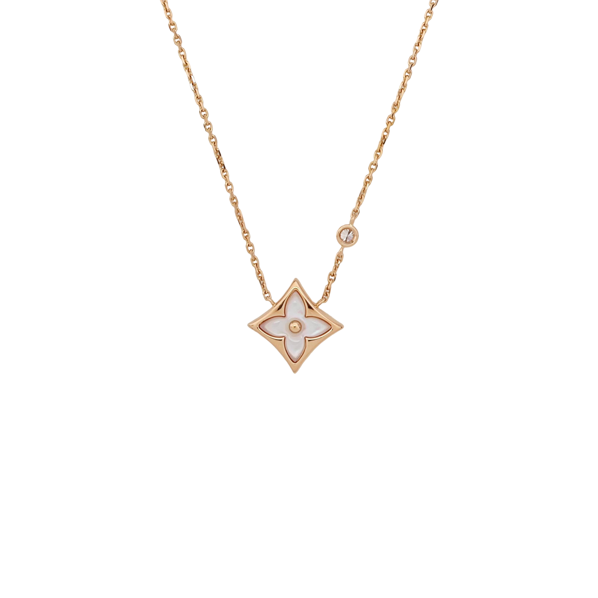 COLOR BLOSSOM 18k Gold Rose Gold Necklace