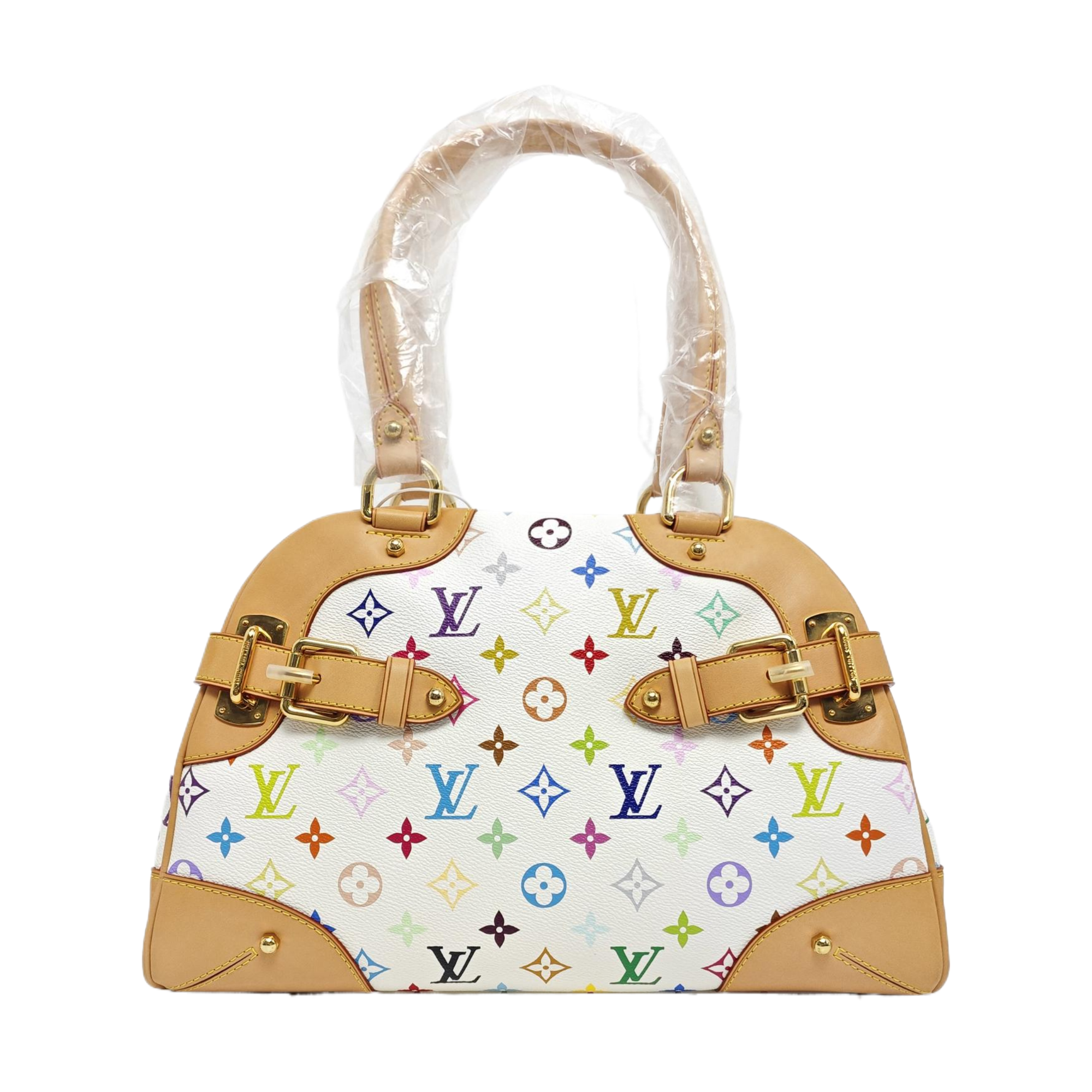 LV × TM CLAUDIA Monogram Coated Canvas White