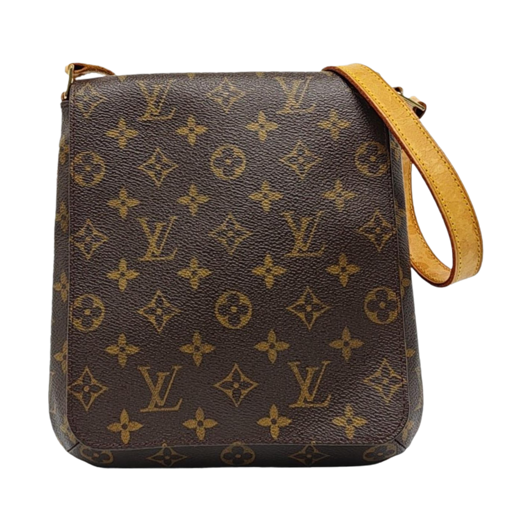 MUSETTE TANGO Monogram Coated Canvas Brown