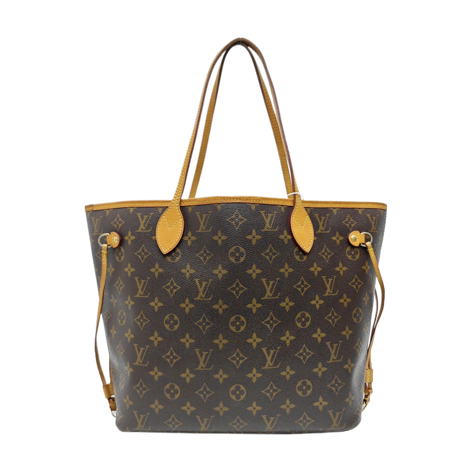 NEVERFULL MM Monogram Coated Canvas Brown
