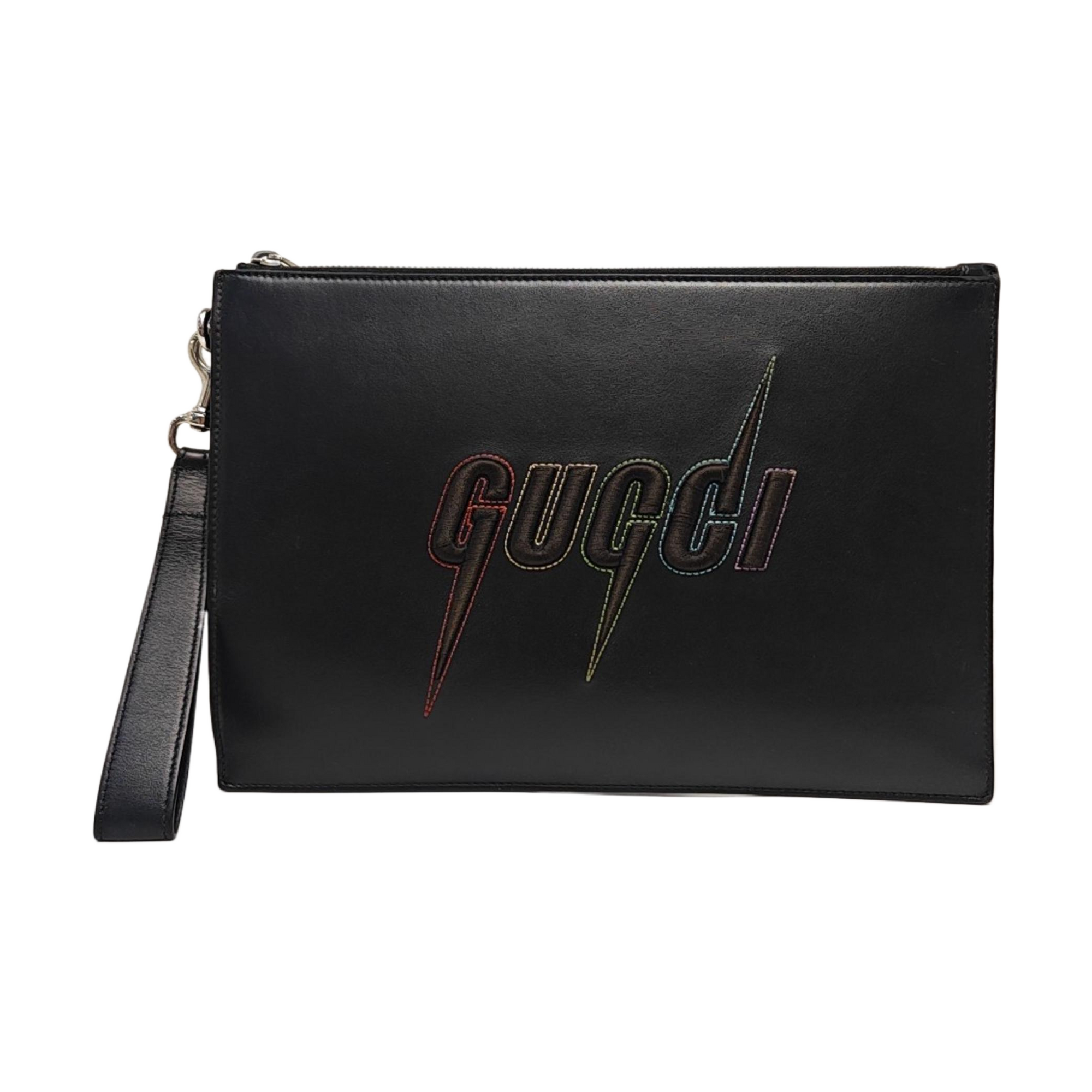 Calfskin Clutch Black