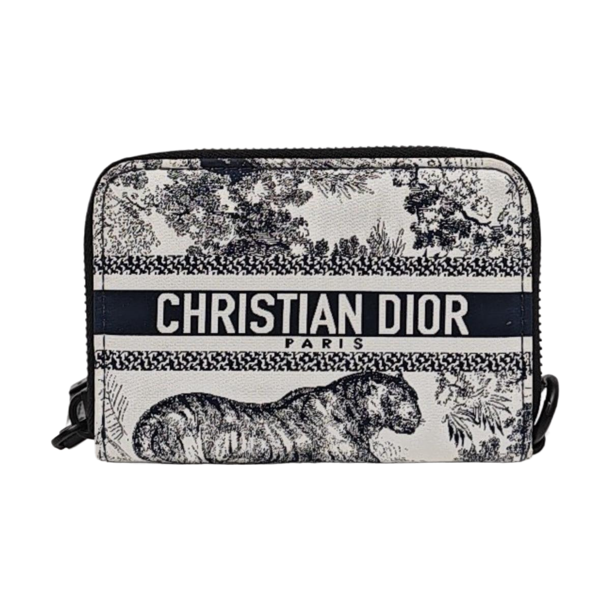Diortravel Special Material White Wallet