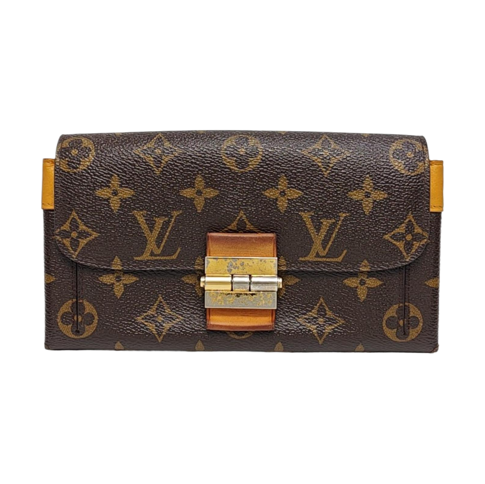 ELYSEE Monogram Coated Canvas Brown
