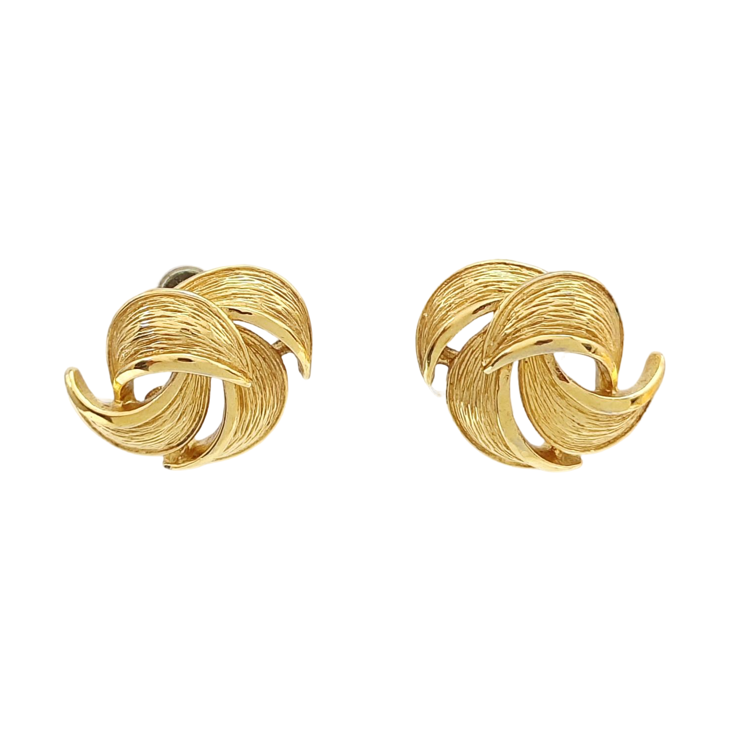 Metal Gold Stud Earrings