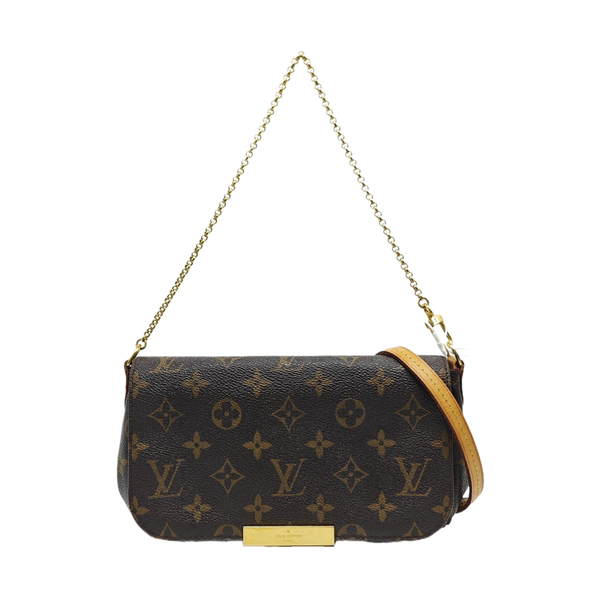 FAVORITE PM Monogram Coated Canvas Brown