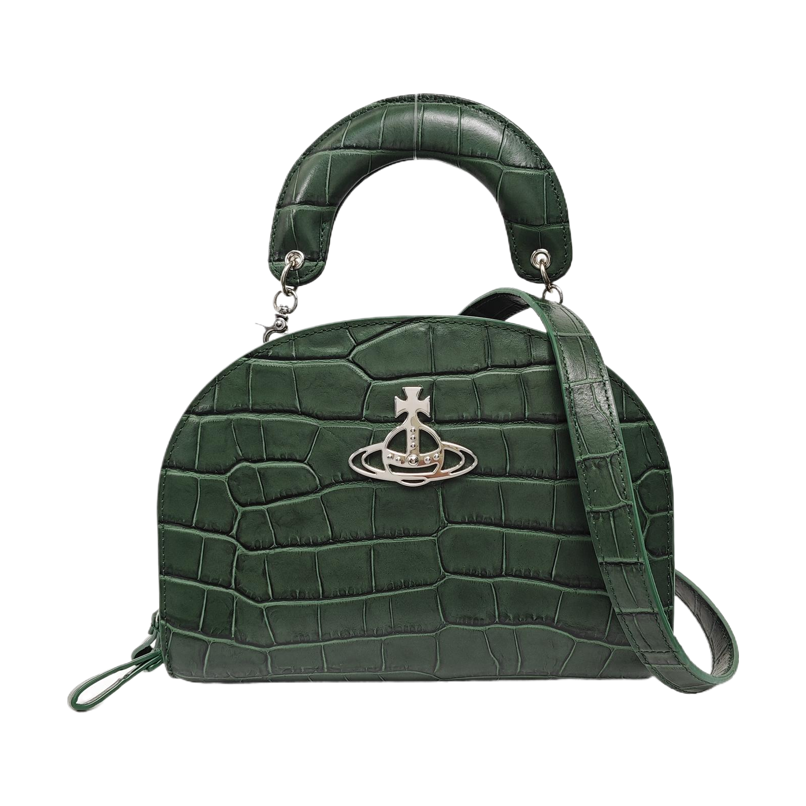 Leather Shoulder Bag Green