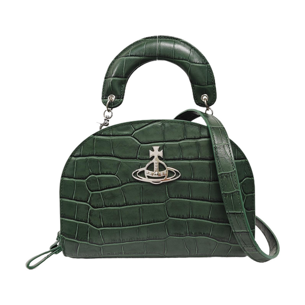 Leather Shoulder Bag Green