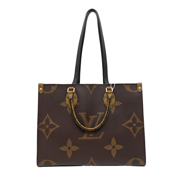 ONTHEGO MM Monogram Coated Canvas Brown
