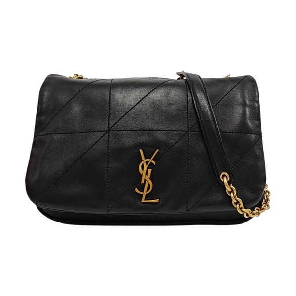 JAMIE Small Quilted Lambskin Black