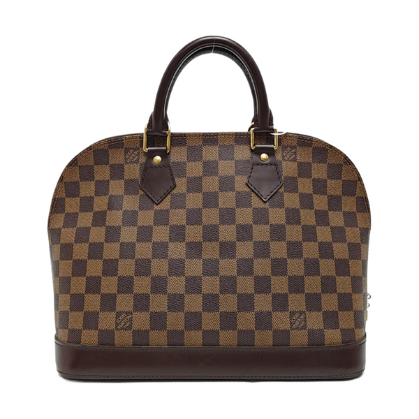 ALMA PM Damier Ebene Coated Canvas Brown