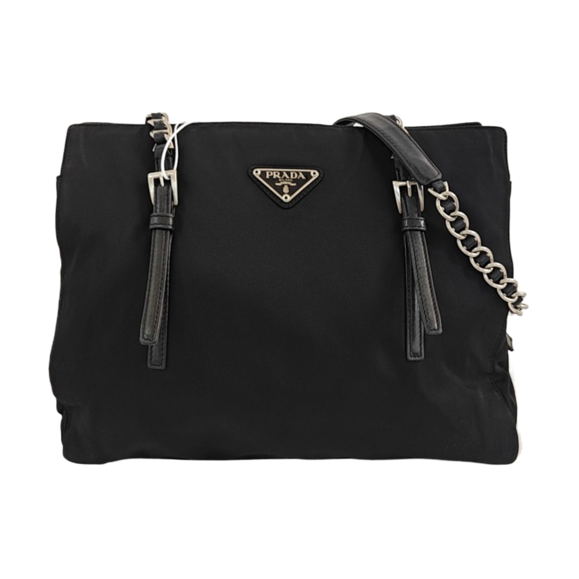 Nylon Shoulder Bag Black