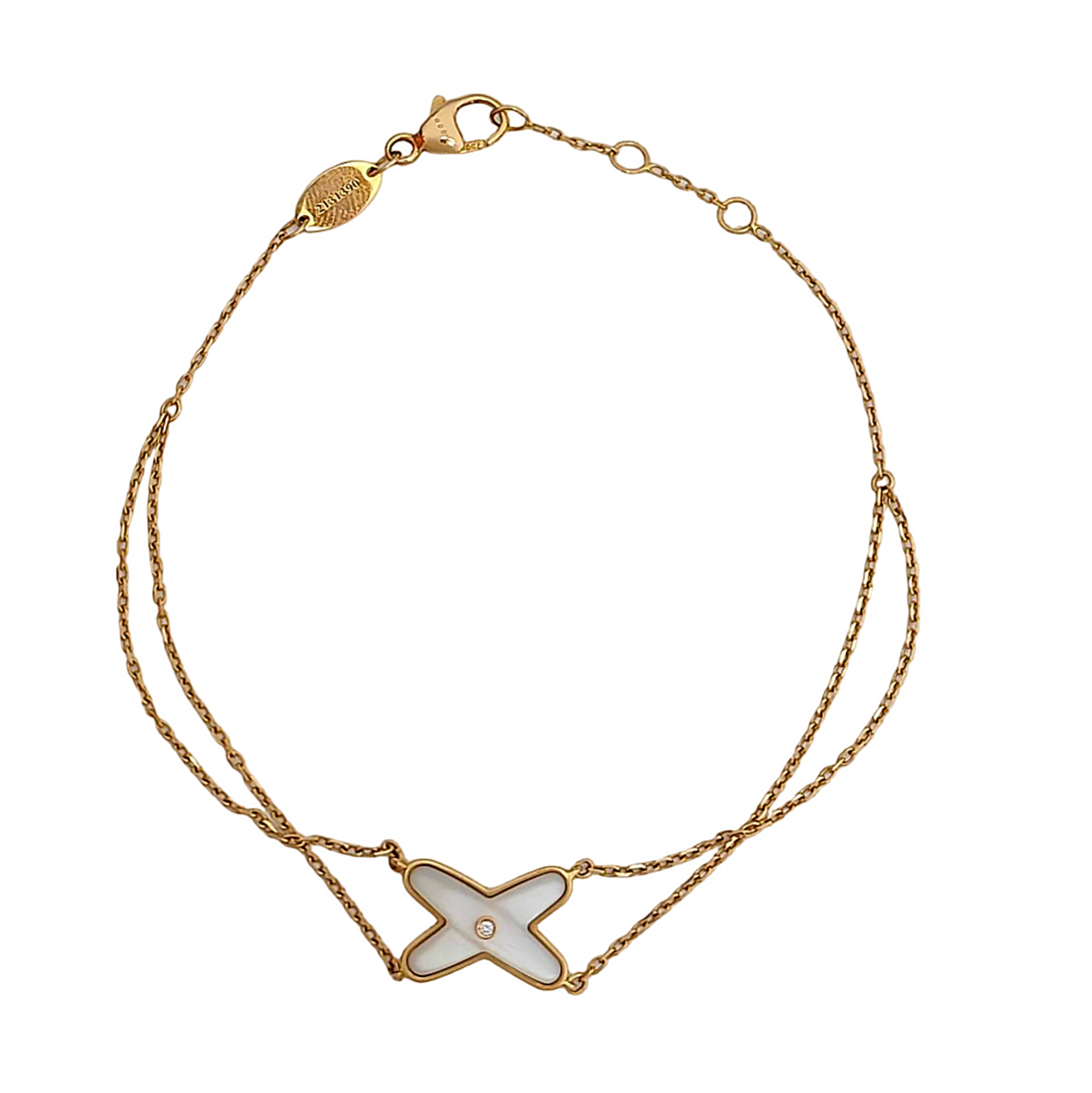 Jeux De Liens 18k Rose Gold Bracelet