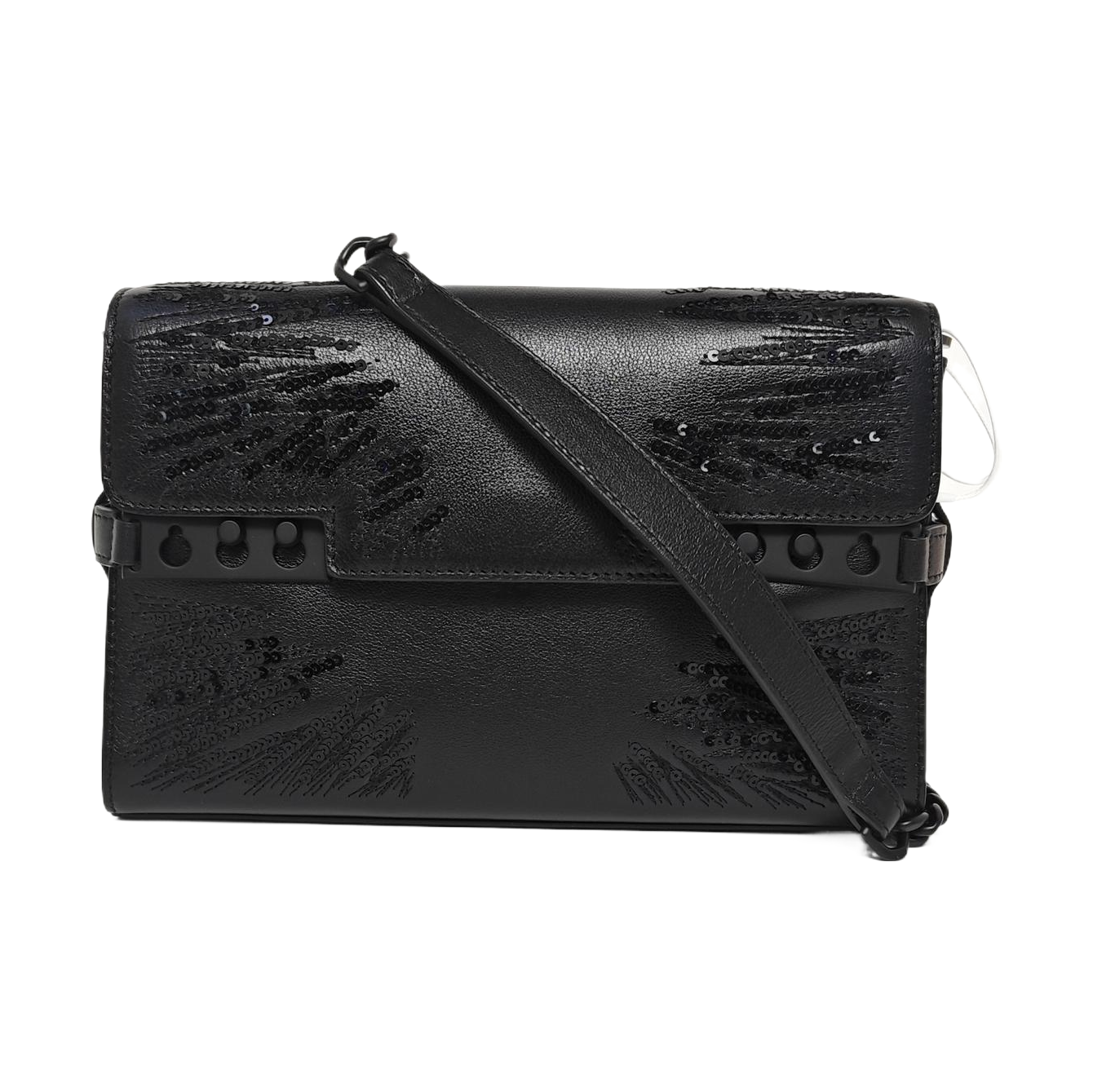 Calfskin Shoulder Bag Black