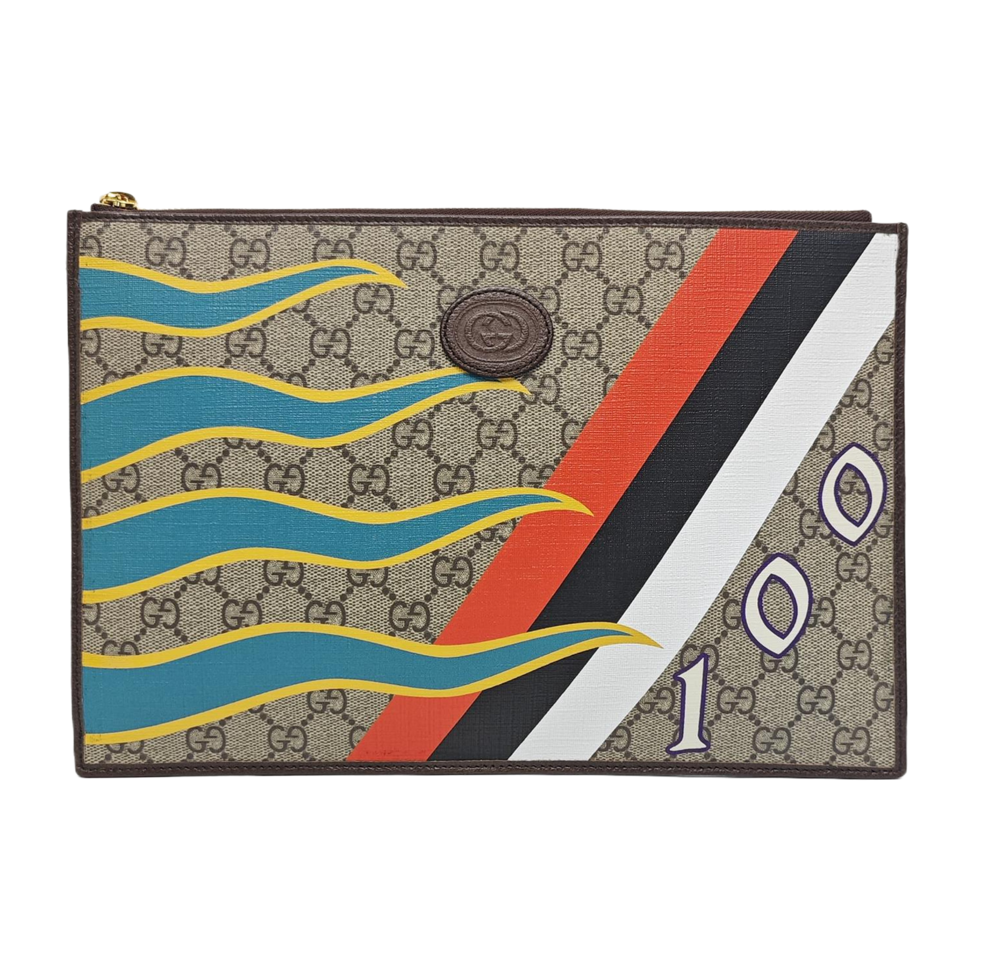 Courrier Monogram Coated Canvas Beige