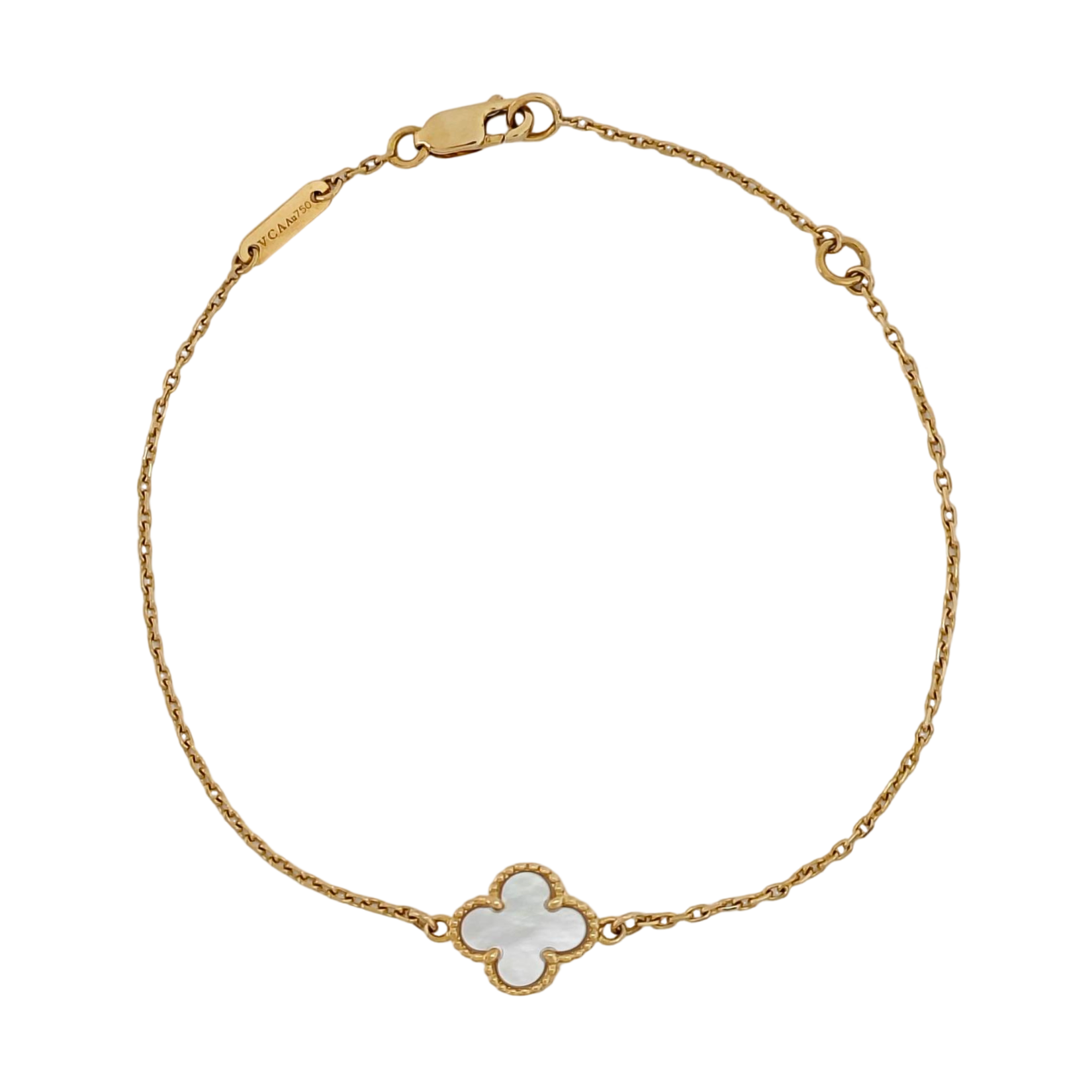 Sweet Alhambra 18k Gold Bracelet