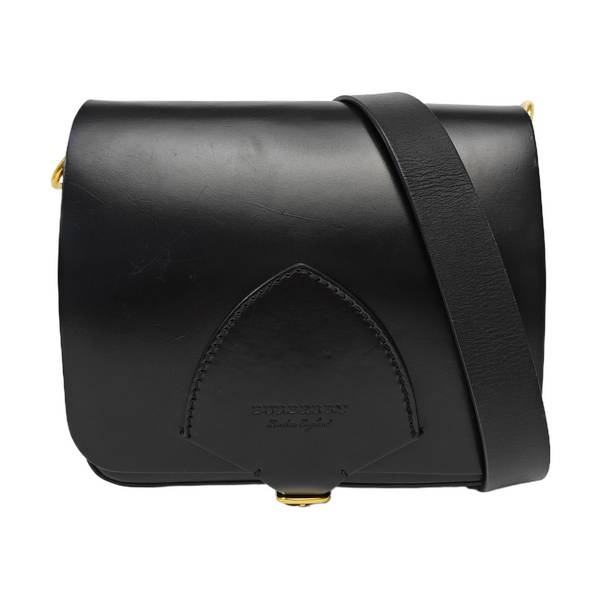 Square Stone Calfskin Black