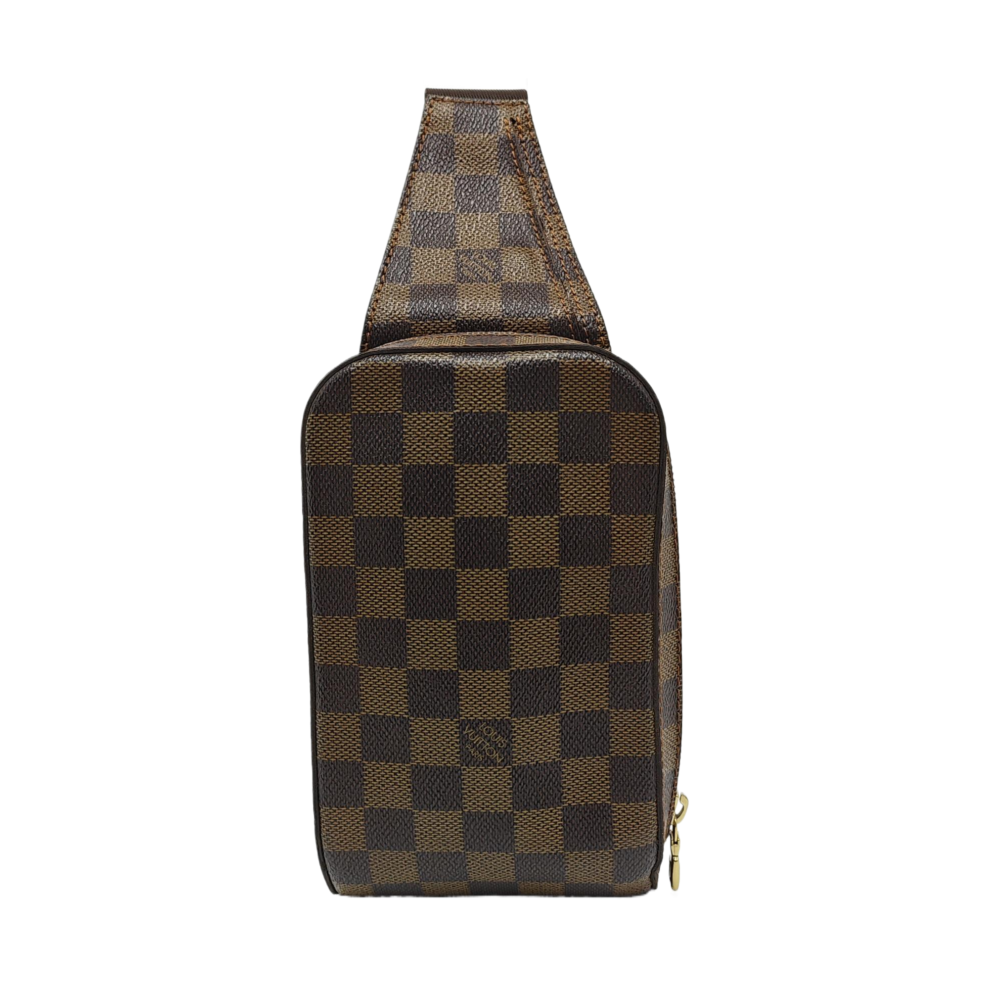 GÉRONIMOS Damier Ebene Coated Canvas Brown