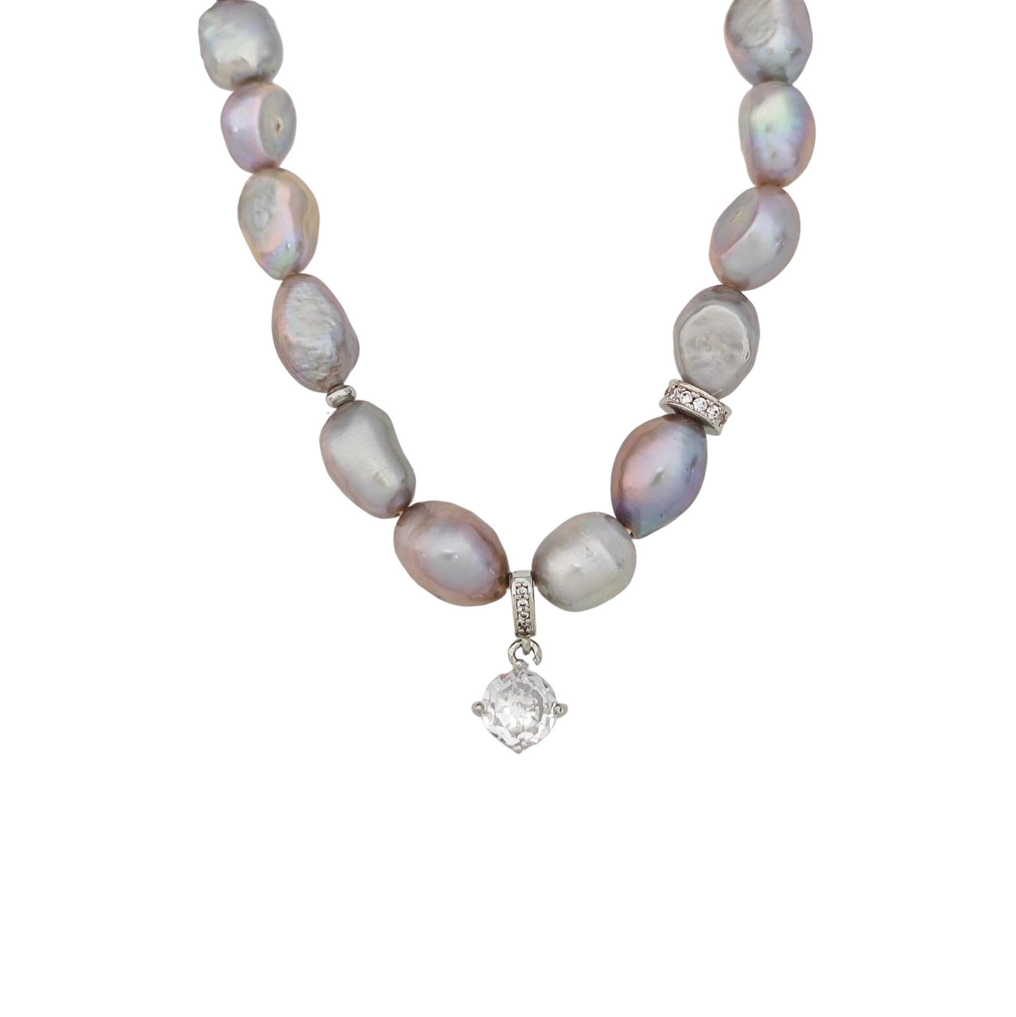 Pearl Blue Necklace