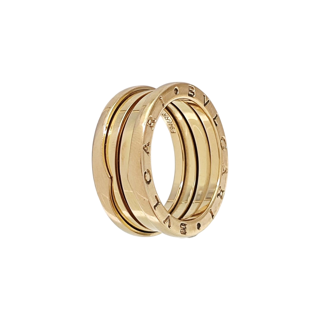 B.ZERO1 18k Rose Gold Ring EU 56