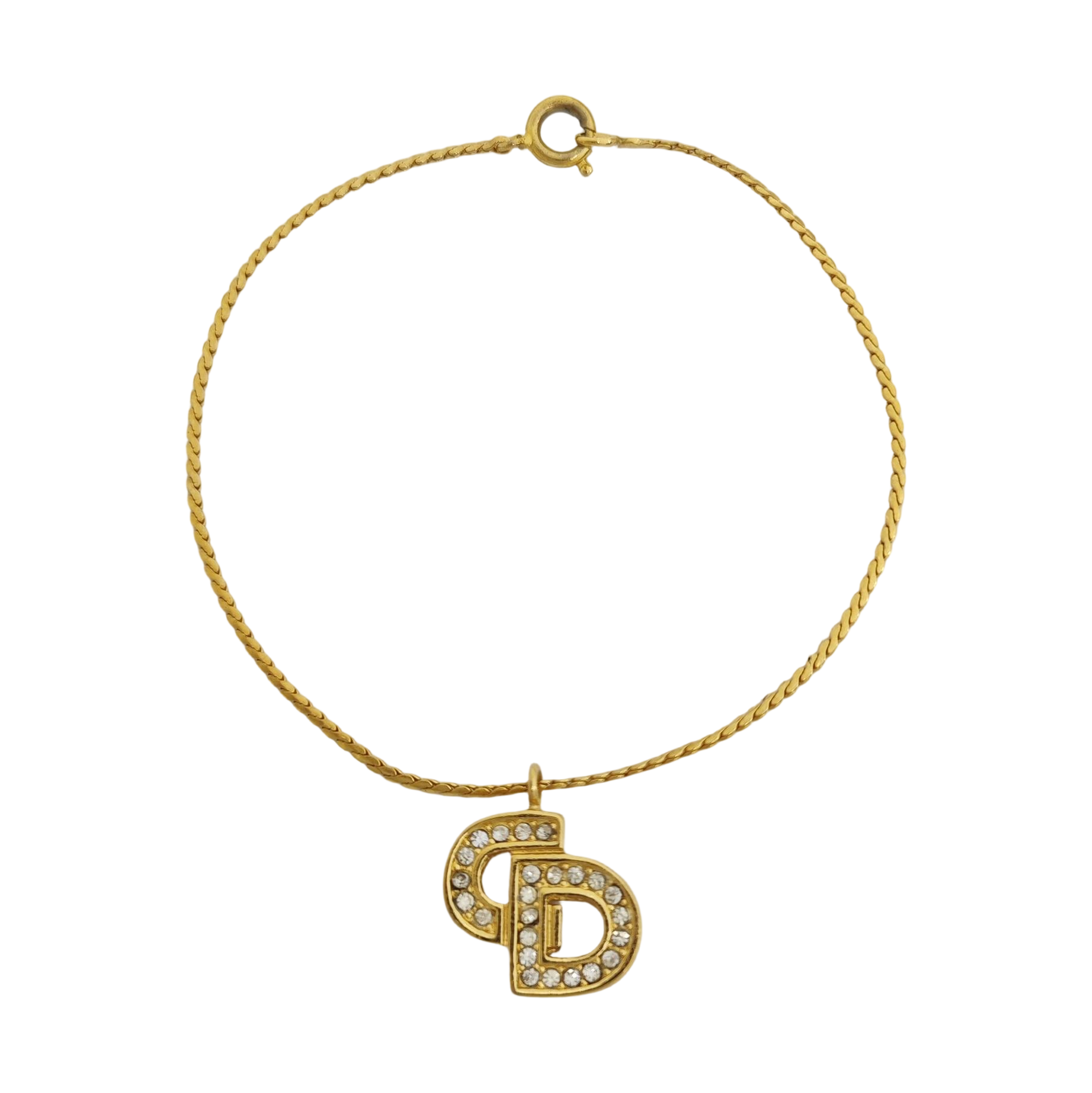 Petit CD Metal Gold Bracelet