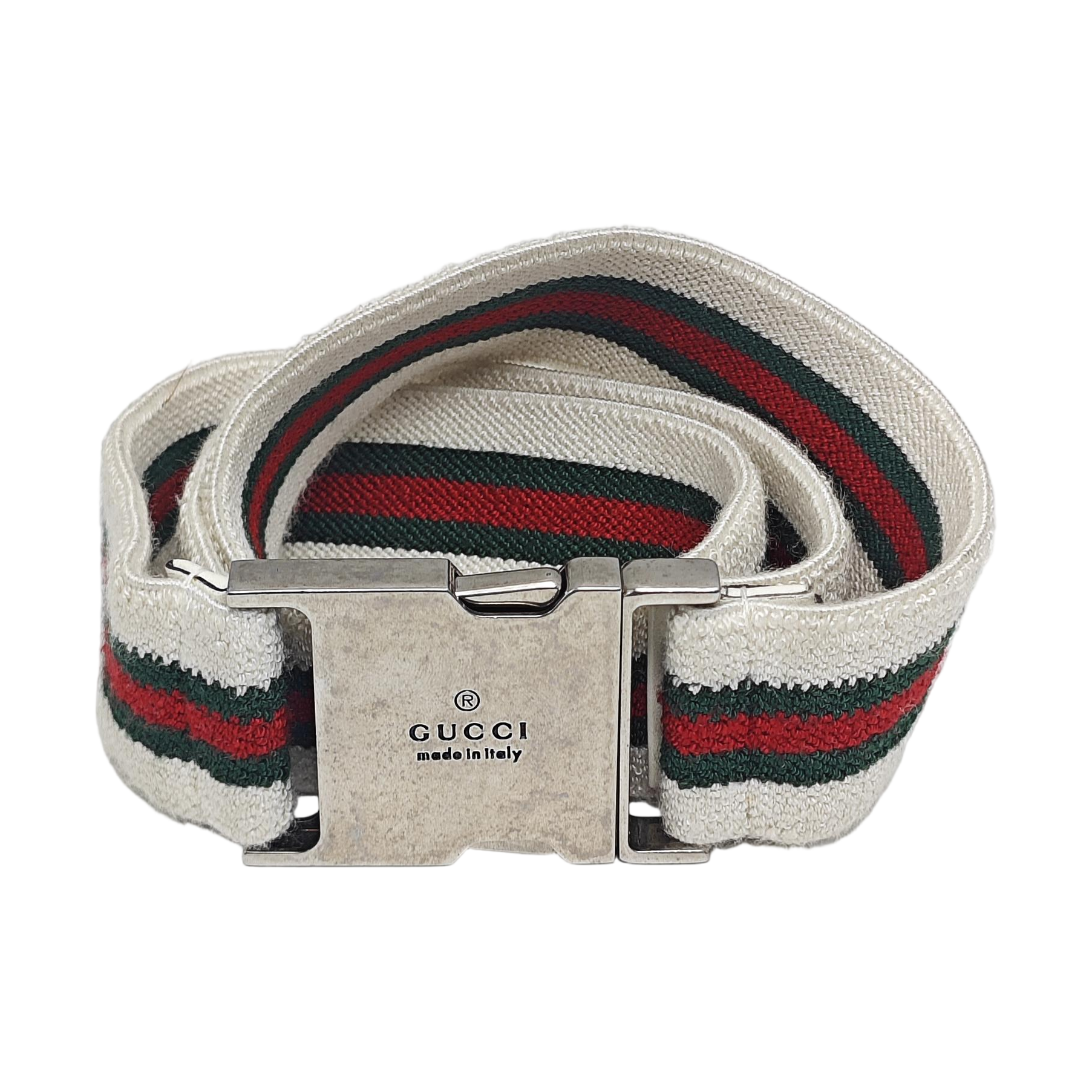 Fabric Belt White