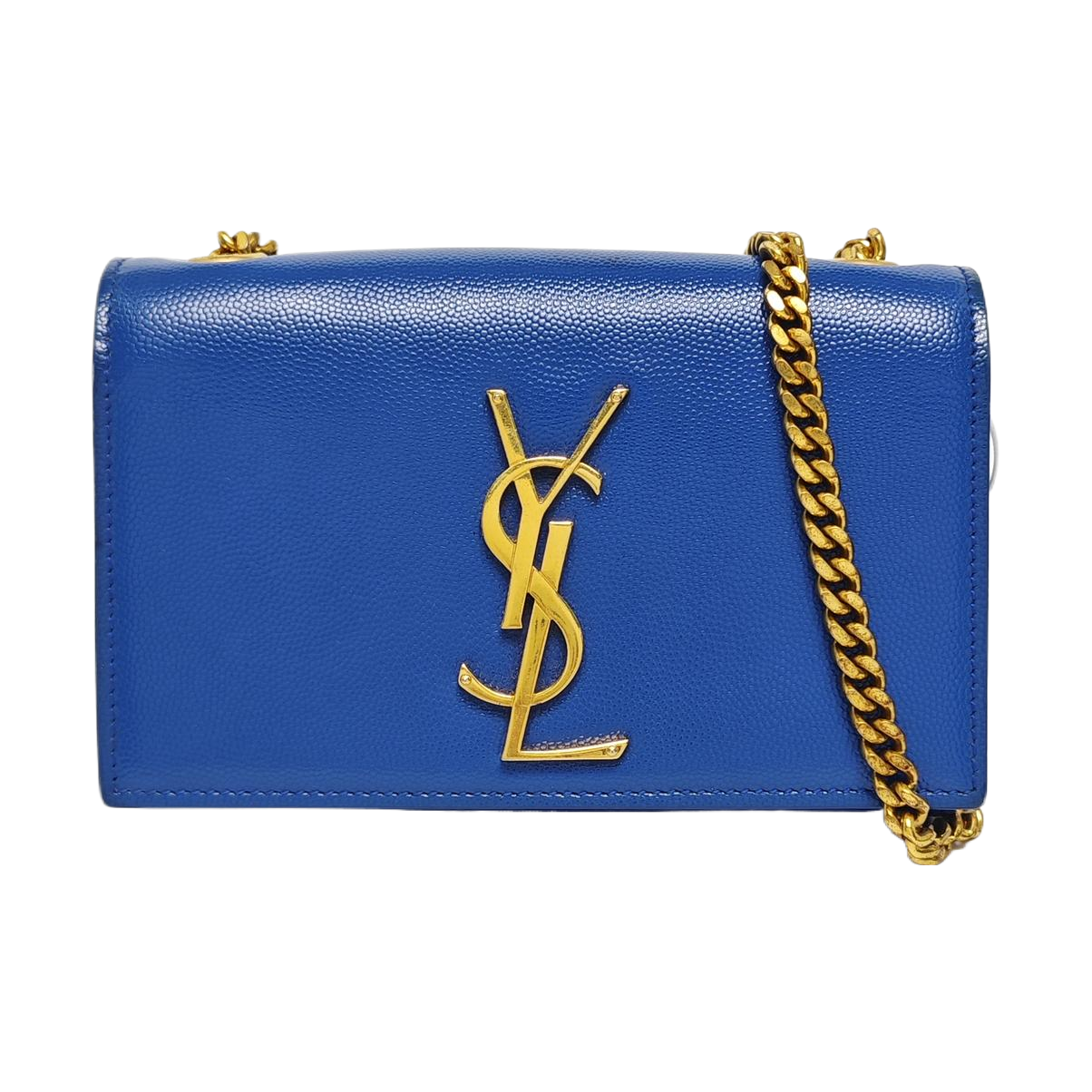 Authenticated pre-owned  KATE Mini Calfskin Blue - Shoulder Bag at Looply