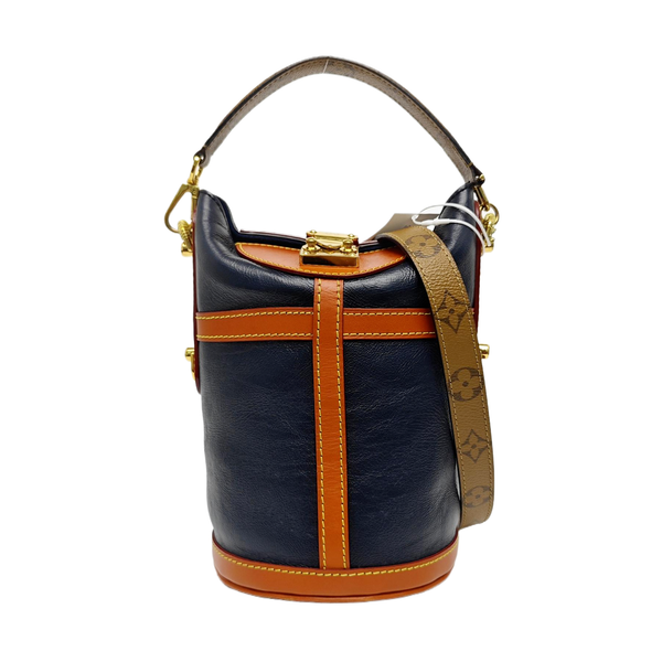 DUFFLE Monogram Calfskin Blue