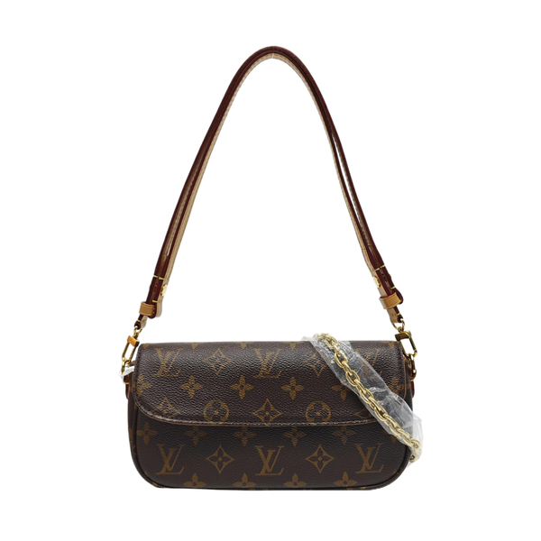 IVY Monogram Coated Canvas Brown